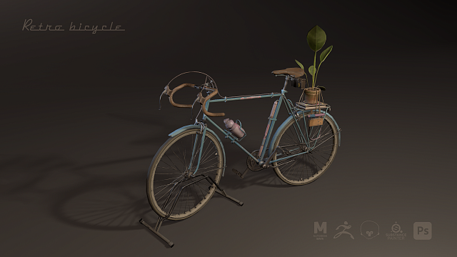 Retro bicycle